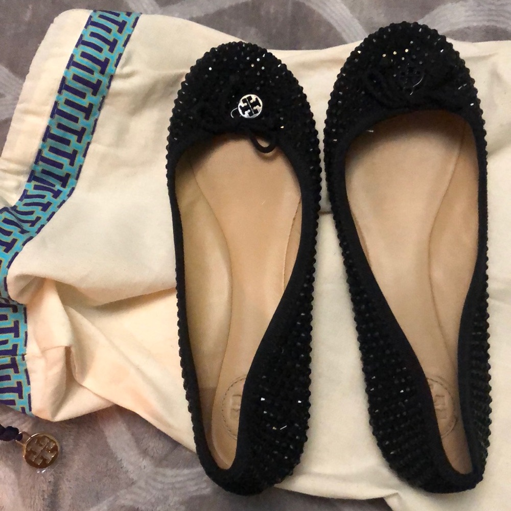 Tory Burch Black flats price drop!!!!